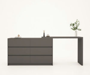 FREESHIP HCM - Bàn Làm Việc Bàn Trang Điểm Kèm Tủ Đồ 6 Ngăn BLV020 – có thiết kế theo yêu cầu