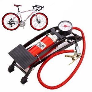 Bơm đạp chân mini bơm xe đạp xe máy oto đồ chơi phao