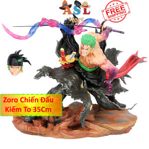 Mô Hình Cao Cấp Figure Zoro 3 đầu 6 tay siêu ngầu Cao 24cm - Figure OnePiece - Mô hình One Piece giá sỉ