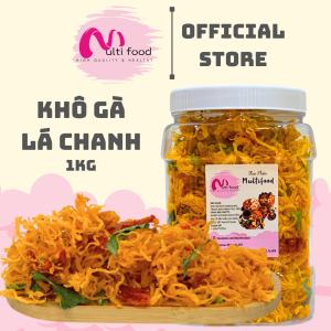 1KG KHÔ GÀ LÁ CHANH ( đóng hũ ) MULTIFOOD