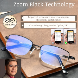 Smart Zoom Presbyopia Glasses Automatic Adjustment Degree Reading Glasses Lightweight Anti Fatigue Hyperopia Glasses Anti-Blue Anti-Radiation商务经典老花镜