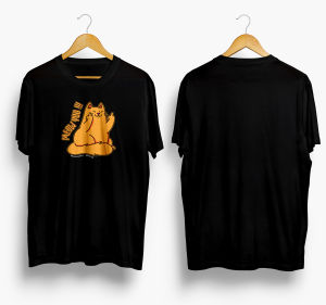 T-shirt Distro Oruka meow You Cotton Combed