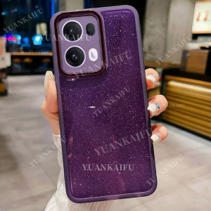สำหรับ OPPO Reno 13 Pro Reno13 13Pro 5G 2024 2025เคสเงาวับบลิงหรูหราซิลิโคนนิ่มฝาหลังป้องกันเลนส์กล้องเคสโทรศัพท์โปร่งใสกันกระแทก