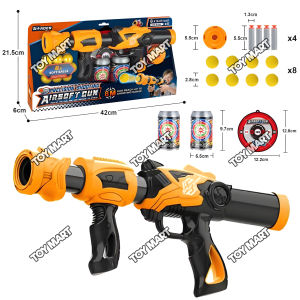 Space Police Velocity X Turbo Dual Grip Ball Blaster Gun Sci-Fi Toy