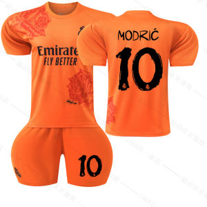 2425 Orange Joint Name Commemorative Edition Soccer Uniform No. 5 Bellingham 7 Venius Jersey Mbapeifootball jersey for men soccer shirt