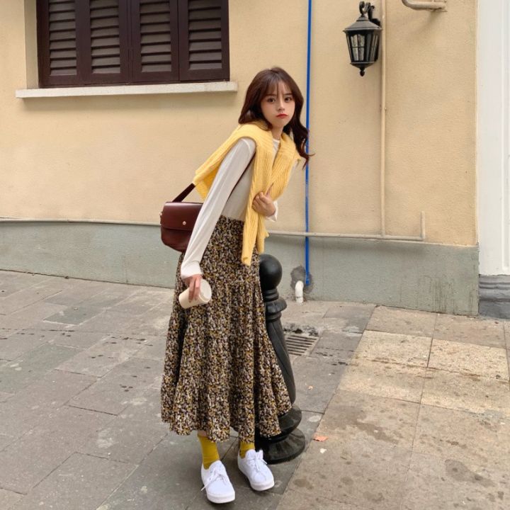 Chân váy Mori girl phong cách vintage - sakurafashion.vn