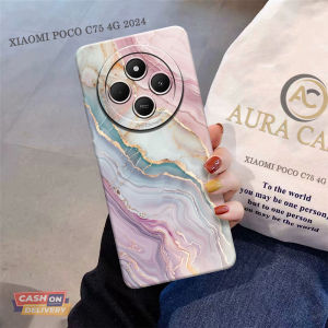AURA CASE - Softcase Pro Camera Xioami Poco C75 4G 2024 - Fashion Case Abstrak - Casing Hp Xioami Poco C75 4G 2024 - Cover & Skin Macaron Candy - Kesing Hp - Silicon Hp - Kondom Hp - Pelindung Hp - Softcase - Hardcase - CASEMURAH - HONTINGA