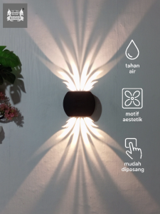Lampu Dekorasi Modern Air IP65 Mudah Dipasang Warm