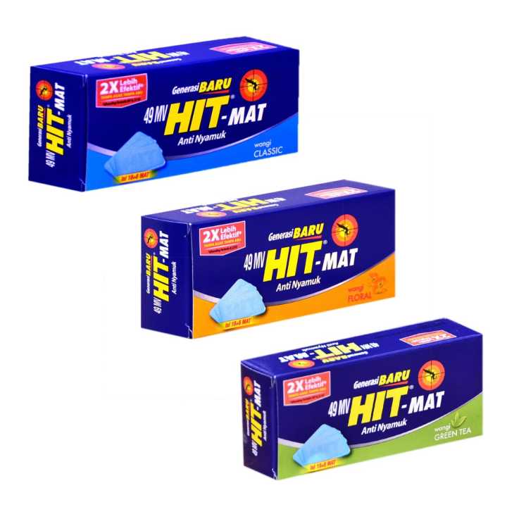 Sample Hit Mat Hit Mat Refill 18 + 6 PCS ( 24 PCS ) - Obat Anti Nyamuk Hit Elektrik ...