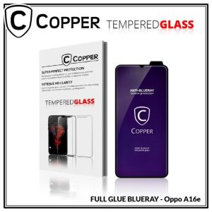 Oppo A16e - COPPER Tempered Glass ANTI-BLUERAY