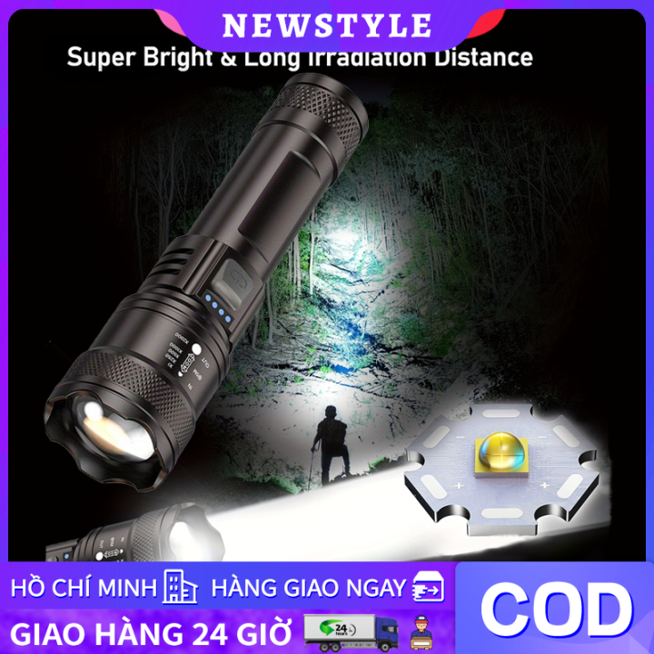 P50 Premium Handheld Flashlight with USB Charging