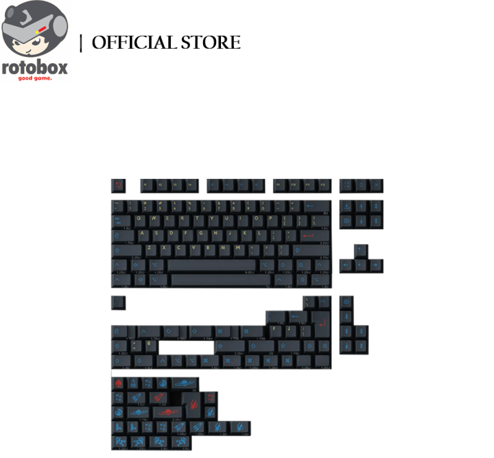KBDFANS PBTFANS FRONTIER KEYCAPS [161 keys] | Lazada PH