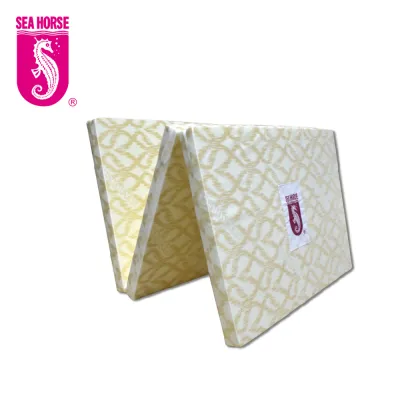 SEA HORSE CRT-3FO Model Foldable Foam Mattress 4inch Thickness Portable Bed for Camping & Guest Bed