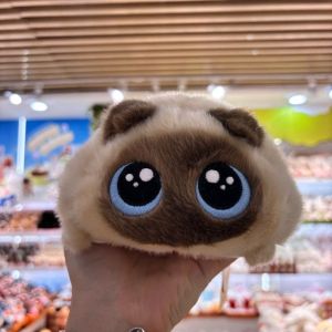 Squishy Cat Plush Toy Patung Kucing Comel Sensory Stress Relief Fidget Soft Doll Cute Loaf Kitten Peluk 减压解压猫咪玩偶