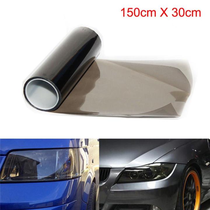 【Shipping in 24 Hours】150*30cm Light Black Headlamp Tint Film Fog Tail Light Headlight Tinting