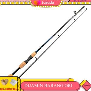 (DIJAMIN ORI)TaffSPORT Joran Pancing Shank Gun Handle Carbon Fiber 2 Segments 1.8M / Tongkat Pancing Carbon / Joran Pancing Karbon 1.8m / Joran Pancingan Ikan Laut - Yellow/Black