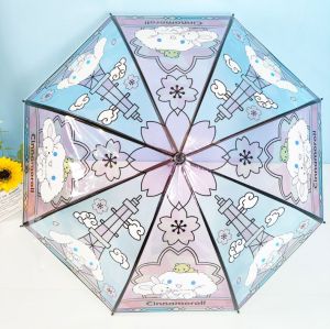 🌂 ร่มใสสามารถมองด้านนอกโดยทะลุผ่านด้านในได้ EVA ลายการ์ตูน มีทั้งหมด 4 ลาย ขนาดเส้นผ่านศูนย์กลาง 101 cm