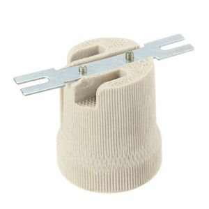 DSFDF ง่าย ย้อนยุค พร้อมขาตั้ง สำหรับโคมไฟจี้ สำหรับบ้าน วงเล็บคงที่ เพดานแท่นแบน อุปกรณ์โคมไฟ ซ็อกเก็ตหลอดไฟ ที่วางโคมไฟเซรามิค