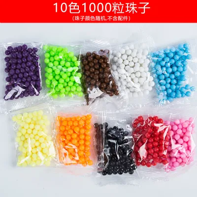 Great-King Water Spray Magic Aqua Beads Toy 3D Puzzles DIY Crystal AquaBeads Magic Set With Many Equipment Best Education Kids Art Toys Gift