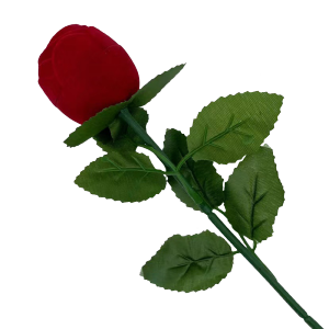 Box Cincin Pernikahan Rose Shape Ringbox Wedding Ring Box Kotak Cincin Velvet Kawin Bludru Kotak Perhiasan 243x4cm