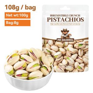 Mr.Squirrel Roasted Pistachio Nuts In Shell 200/400g Salted Low Carb Healthy Snacks Wholesale