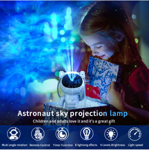 NEW Star Galaxy Starry Sky LED Projector Lamp Rotating Night Light Colorful Nebula Cloud Lamp Atmospher Bedroom Anime Lamp Gift for Kids Friends