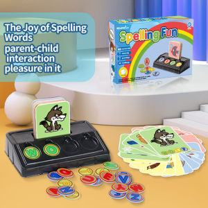 Little Buddy Spelling Games Word Matching Letter Puzzle Learning Card Games English Words Reading Educational Toy ﻿