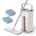 Konco Magic Quickly Cleaning Mops with Bucket Floors Squeeze Flat Mop Home Kitchen Floor Cleaner House Cleaning Tools. 