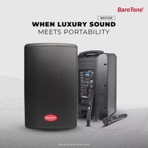 BareTone Portable Speaker With USB/Bluetooth (10"/150W) MAX10HE