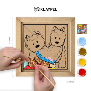 Dog Love | Square Kit | DIY Arts & Crafts | Medium