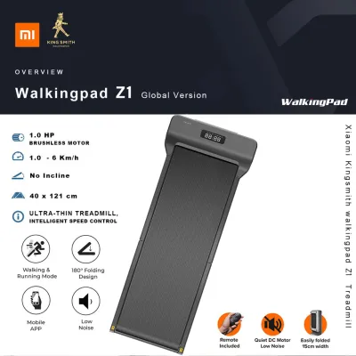 Xiaomi Kingsmith Walking Pad Z1 Foldable Treadmill Walk Jogging Machine Free Installation 6km/h