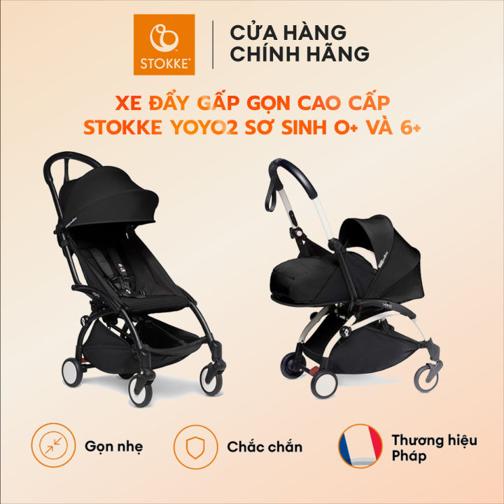 Xe đẩy cao cấp Stokke Babyzen Yoyo2 cho bé sơ sinh, xe đẩy du lịch gấp gọn  - Stokke Yoyo2 Stroller 0+ 6+ nhiều màu