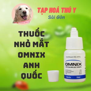 OMNIX nhỏ mắt chó mèo chống viêm sưng đỏ đổ ghèn (Alkin Anh Quốc)