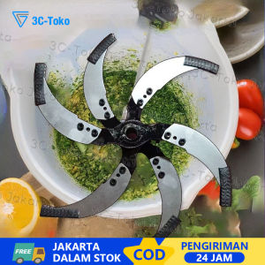 Pisau Mesin Cacah Rumput Sayuran Multifungsi Pakan Ternak Entok Ayam untuk Dinamo dan Stick Bor
