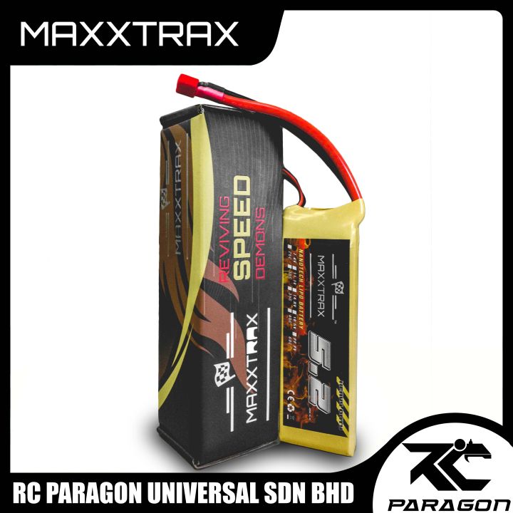 Lipo Battery MAXXTRAX 2S 5200 mah 60C/130C Peak T Plug