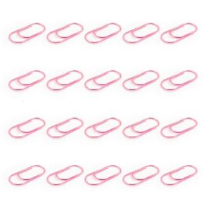 20Pieces Colorful Paper Clips 50mm Large File Clips Metal Paper Clip Bookmarks Office Supplies for Binding File Paper