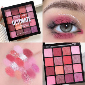 【Natural style】New Colorful 16 Color Eye Shadow Palette Matte Shiny Makeup for Beginners