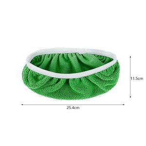 3pcs 25.4 x 11.5cm Flat Floor Mop Cloth Reusable Mop Replacement Pad Microfiber Cleaning Mop Head Cloth Cover Reusable Microfiber Mop Pads – Compatible with Swiffer Dry & Wet Cloths for Household Cleaning