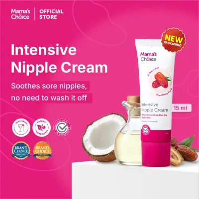 Mamas Choice Intensive Nipple Cream (Safe halal natural maternity care products for pregnant & breastfeeding mothers)