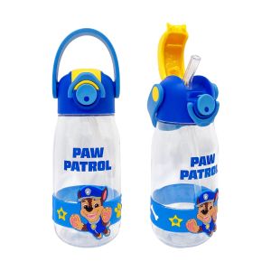 KIdztime x Paw Patrol /Barbie Silicone Sipper Bottle 520ml Straw Type Water Bottle BPA Free Children Water Bottle