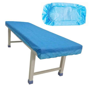 80x200/90x220cm Disposable Medical Non-woven Fabric Bed Cover Thickened Bed Sheet Blue Independent Sheet for Beauty Salon