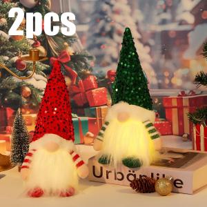 1~4PCS 2025 Christmas Decoration for Home Santa Claus Doll 30cm Navidad Party Decor Xmas Ornaments New Year Gift