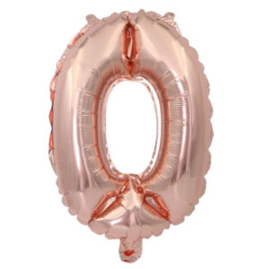 MPHL0439 Balon Foil Angka Size 100 cm Warna Rose Gold