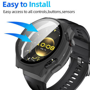 เคส ฝาครอบเคส สำหรับ Huawei Watch GT 6 Pro GT6 41mm 46mm พร้อมกระจกนิรภัย ป้องกันหน้าจอเต็มรูปแบบ ฝาครอบเคส PC เคสนาฬิกาข้อมือ