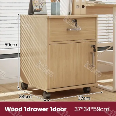 KILAU Office File Cabinet Drawer Storage Organizer Cabinet for Home & Office With Lock And Key Drawers Storage Cabinet