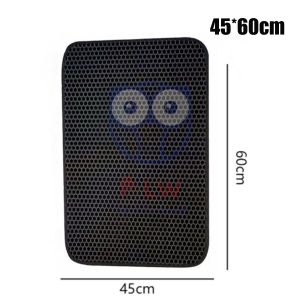 【Fast Delivery】EVA Waterproof Double-Layer Easy Clean Pets Litter Mat Cat Litter Matting Catch Blanket Trapper Pad Smooth Surface Breathable Carpet Pet Accessories