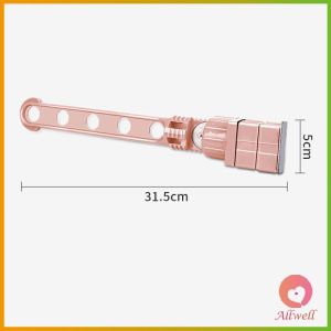 AW ราวตากผ้าล๊อคกับกรอบหน้าต่างติดตั้งง่าย