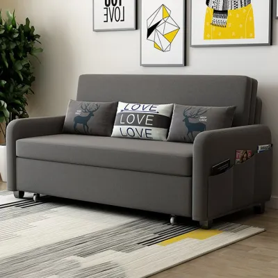 Sofa giường gấp gọn thông minh có ngăn chứa đồ chuyển đổi thành ghế phong cách Hàn Quốc Kích thước Rộng 1m99 x Dài 1m9