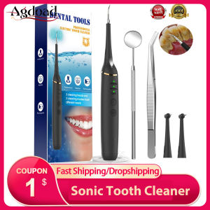 Agdoad Sonic Electric Dental Tartar Remover Ultrasonic Tooth Scaler Calculus Stain Plaque Removal Dentist Tool Tooth Care Whiten Teething