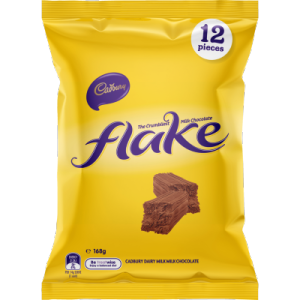 TÚI 12 THANH SOCOLA SỮA GIÒN Cadbury Flake Crumbliest Dairy Milk Chocolate 168g (12 mini bars)